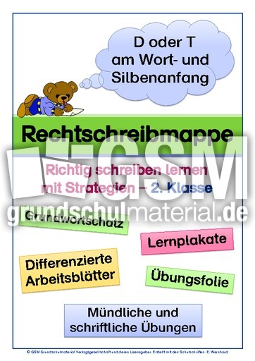 D oder T mit Lernplakaten, Kl. 2.pdf
